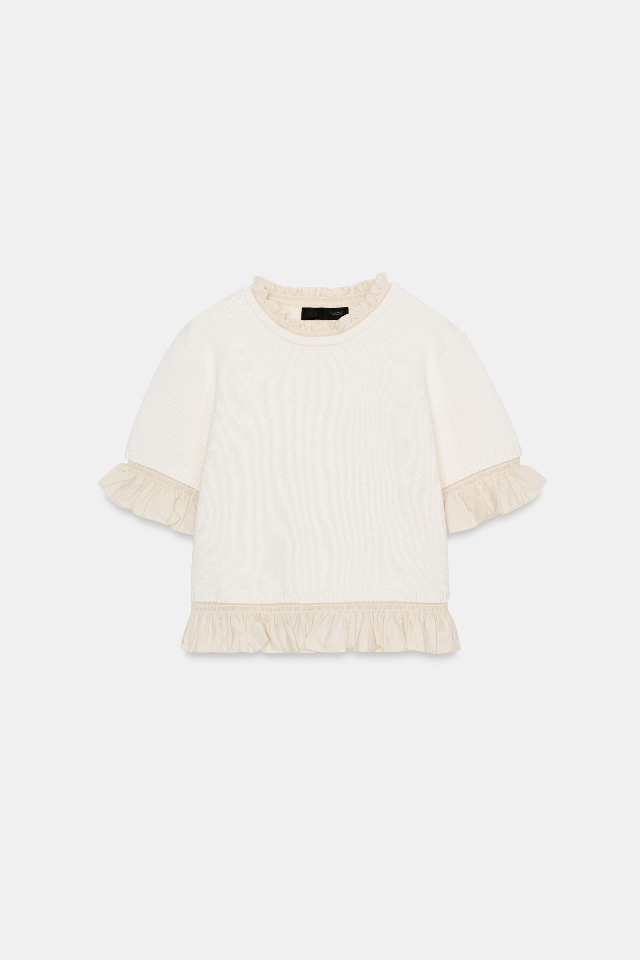 COMBINED KNIT SHORT SLEEVE JUMPER